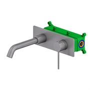 Смеситель для раковины скрытого монтажа TIMO Saona 2371/18SM Черное золото 41369