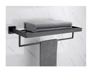 Полка для ванной комнаты Santarinio SB-50505 черная матовая 41529