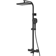 Душевая система с термостатом GAPPO G2491-56 черная матовая 41545