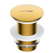Донный клапан Push-up Wasserkraft Aisch A247 золото матовое 41642