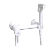 Гигиенический душ с настенным смесителем Ganzer GZ-12202-F Set белый 41761