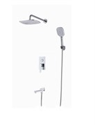Душевая система скрытого монтажа Ganzer GZ 26065F хром/белый 41821