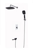 Душевая система скрытого монтажа Ganzer GZ 26065C хром/черный 41822