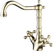 Смеситель для раковины (кухни) GANZER KONSTANTIN GZ 09022-E золото 41933