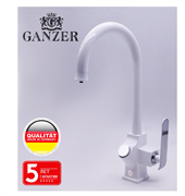 Смеситель для кухни под фильтрGANZER GZ 26025-F белый/хром 42003