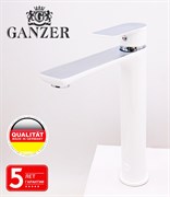 Смеситель для раковины GANZER SUSANNE GZ 21012-F белый/хром 42055