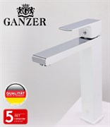 Смеситель для раковины GANZER EARL GZ 28012-F белый/хром 42058