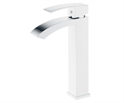Смеситель для раковины GANZER LEON GZ 44012-F белый/хром 42060