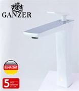 Смеситель для раковины GANZER SERENITY GZ51012-F белый/хром 42062