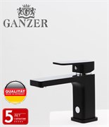 Смеситель для раковины Ganzer STEFAN GZ 12014-C черный/хром 42076
