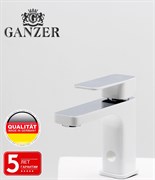 Смеситель для раковины Ganzer STEFAN GZ 12015-F белый/хром 42077