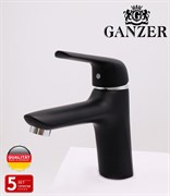 Смеситель для раковины GANZER THERESA GZ 24011-C черный матовый 42088