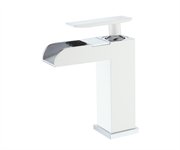 Смеситель для раковины GANZER Leon GZ 25001-F белый/хром 42090