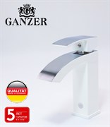 Смеситель для раковины GANZER Leon GZ 44011-F (25011) белый/хром 42097