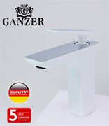 Смеситель для раковины GANZER SERENITY GZ 51011-F белый/хром 42102