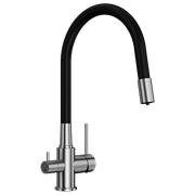 Смеситель для кухни под фильтр Elghansa KITCHEN Pure Water 56F5216-Steel нержавеющая сталь 42150