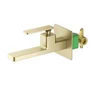 Смеситель для раковины скрытого монтажа TIMO Torne 4372/17SM Золото матовое 42170