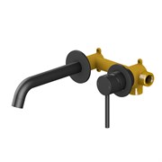 Смеситель для раковины скрытого монтажа TIMO Saona 2372/03SM Черный матовый 42173