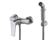 Смеситель гигиенический душ Lemark Bronx LM3718GM графит 42344