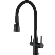 Смесители для кухни под фильтр Gappo G4399-66 черный матовый 42481