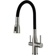 Смесители для кухни под фильтр Gappo G4399-65 сатин 42482