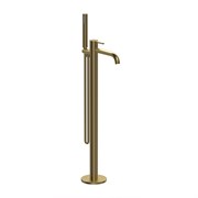 Смеситель для ванны напольный Raiber Premium Graceful RPB-010 матовое золото 42501