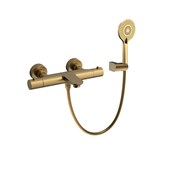 Термостатический смеситель для ванны Raiber Premium Graceful RPB-008 матовое золото 42507