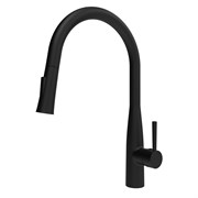 Смеситель для кухни с выдвижной лейкой Raiber Premium Graceful RPG-011 черный матовый 42516