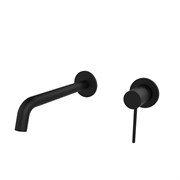Смеситель для раковины скрытого монтажа Raiber Premium Graceful RP-004 цвет черный матовый 42525