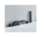 Смеситель каскадный на борт ванны Santarinio SB-100600 черный матовый 42565