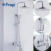 Душевая система Frap F2441 Хром/белая 42604