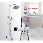 Душевая система Frap F2449 Хром/белая 42605