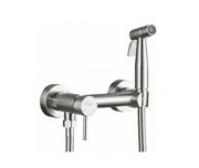 Гигиенический душ с настенным смесителем FRAP F7503-5 сатин 42613