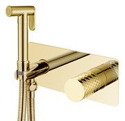 Гигиенический душ скрытого монтажа Boheme STICK GOLD DIAMOND GOLD 127-GG 42716