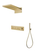 Душевая система скрытого монтажа Boheme FUSION 130-G золото 42726
