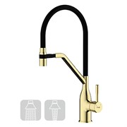 СМЕСИТЕЛЬ ДЛЯ КУХНИ С ГИБКИМ ИЗЛИВОМ FRAP H97 F4497-3 42764