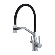 СМЕСИТЕЛЬ ДЛЯ КУХНИ С ГИБКИМ ИЗЛИВОМ FRAP F4397 42823