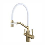 СМЕСИТЕЛЬ ДЛЯ КУХНИ С ГИБКИМ ИЗЛИВОМ FRAP F4397-3 42824