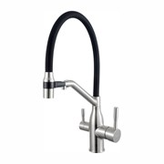 СМЕСИТЕЛЬ ДЛЯ КУХНИ С ГИБКИМ ИЗЛИВОМ FRAP F4397-5 42825