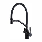 СМЕСИТЕЛЬ ДЛЯ КУХНИ С ГИБКИМ ИЗЛИВОМ FRAP F4397-6 42826