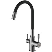 СМЕСИТЕЛЬ ДЛЯ КУХНИ С ГИБКИМ ИЗЛИВОМ FRAP H69 F4396-15 42881