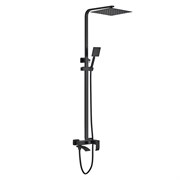 Душевая система ECO, из нержавеющей стали ALMAes GK-0315 черный 42961