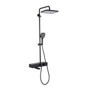 Душевая система с термостатом GAPPO G2495-16 черная матовая 42985