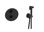Гигиенический душ скрытого монтажа Paffoni+Elghansa Light LIQ018NOBM-04C-Black 28791
