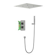Душевая система скрытого монтажа с термостатом Timo Petruma SX-5029/18SM Черное золото 43356