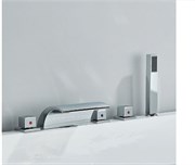 Смеситель каскадный на борт ванны Santarinio SB-110600 хром 39916