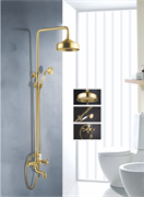 Душевая система Ganzer KONSTANTIN GZ 09061E золото 41799