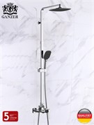 Душевая система Ganzer BOLDER GZ 26061C хром/черный 41819