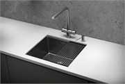 стальная кухонная мойка Granula KITCHEN SPACE KS-5045U сталь сатин 43637