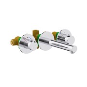 Смеситель для раковины встроенный с термостатом Timo Saona 2382/00SM Хром 43759